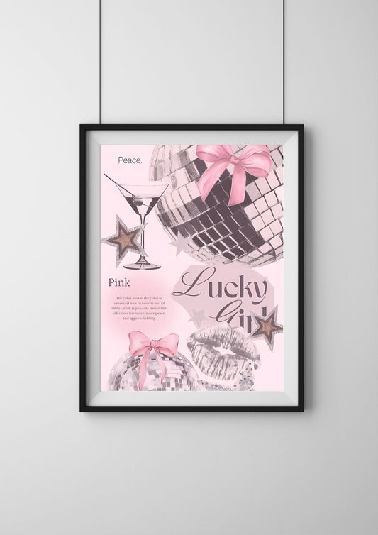 Lucky Girl |#1| - Premium  Poster