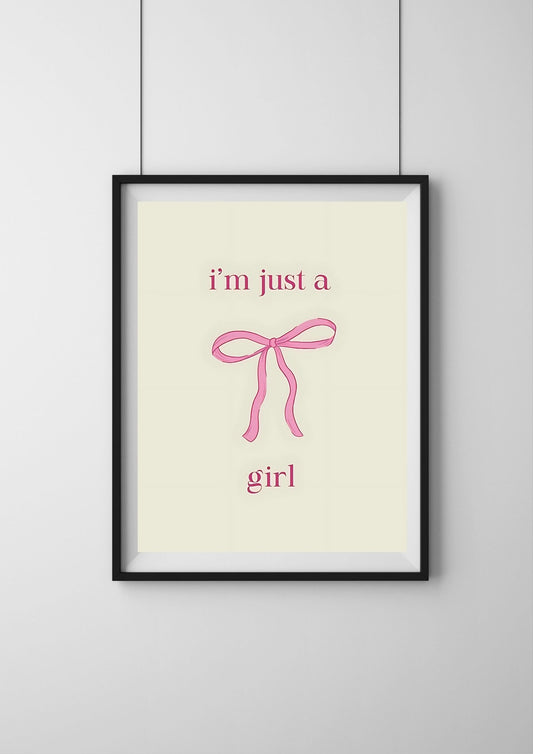 I’m just a girl! |#1| - Premium  Poster