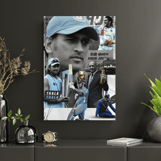 THALA| Premium Poster | #1 | Cricket Legend poster
