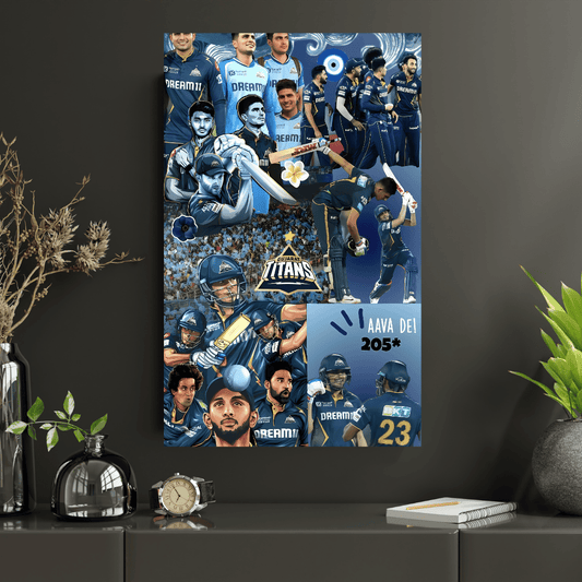 Gujrat Titans| Premium Poster | #1 | Cricket Legend poster