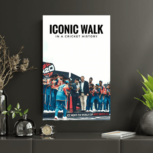 Iconic Walk  | Premium Poster | #1 | Cricket Legend poster
