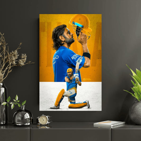MSD   | Premium Poster | #1 | Cricket Legend poster