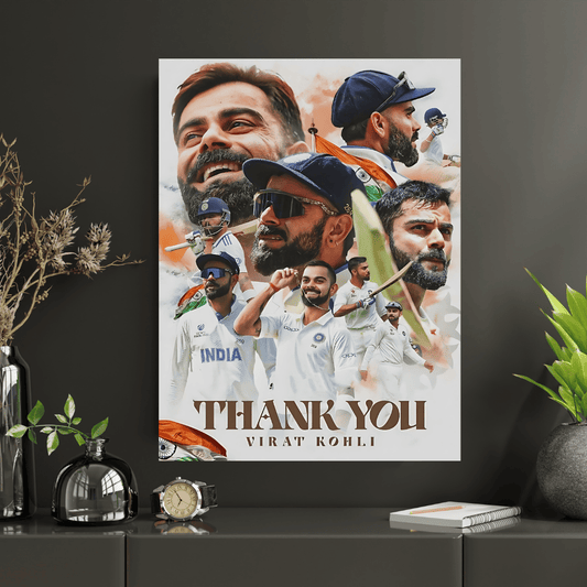 Thank You VK18| Premium Poster | #1 | Cricket Legend poster