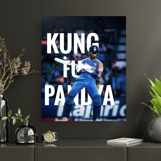 KUNGFU PANDYA| Premium Poster | #1 | Cricket Legend poster