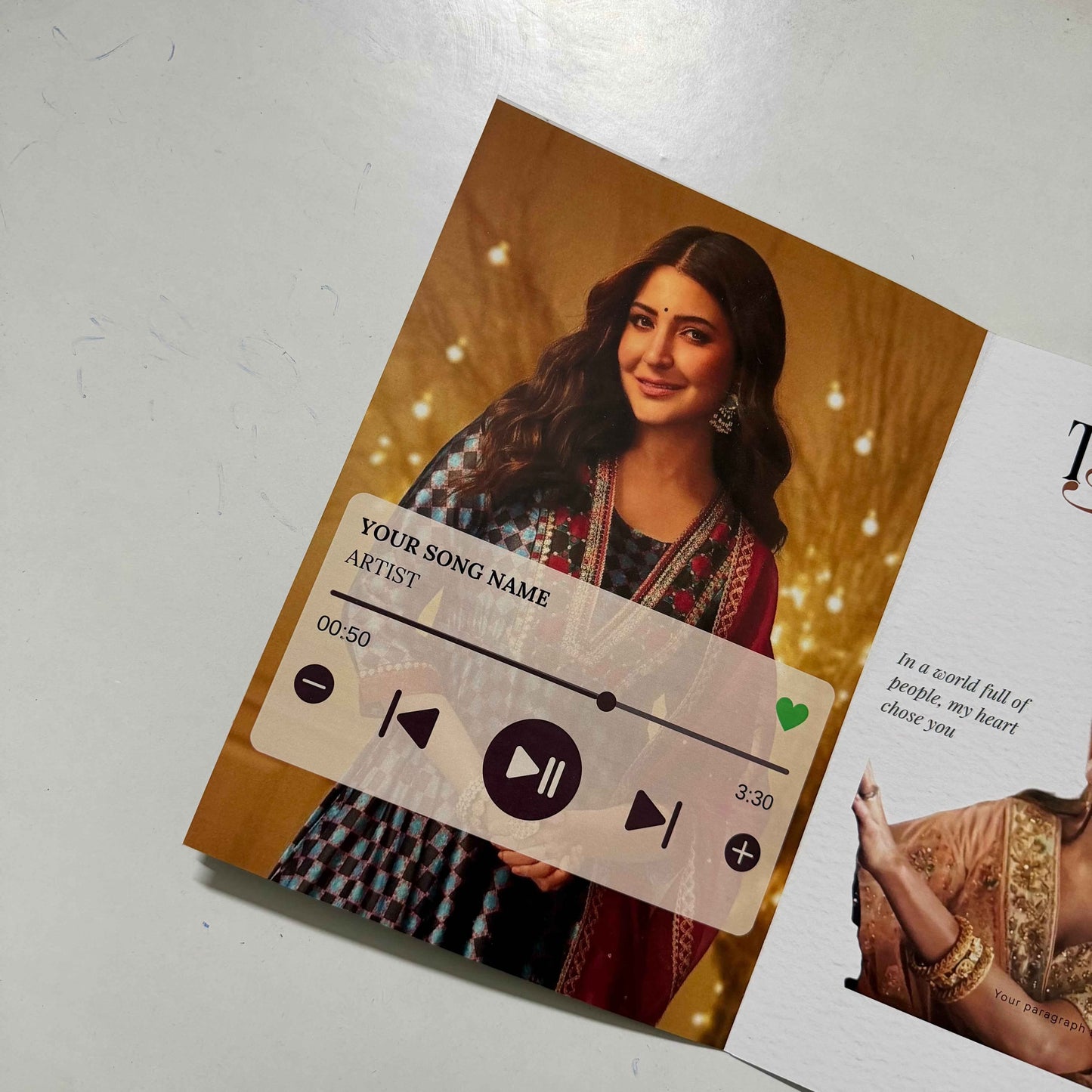 Cute Customized Magazine for HER (A4- 8 Pages)