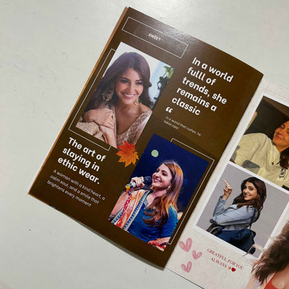 Cute Customized Magazine for HER (A4- 8 Pages)