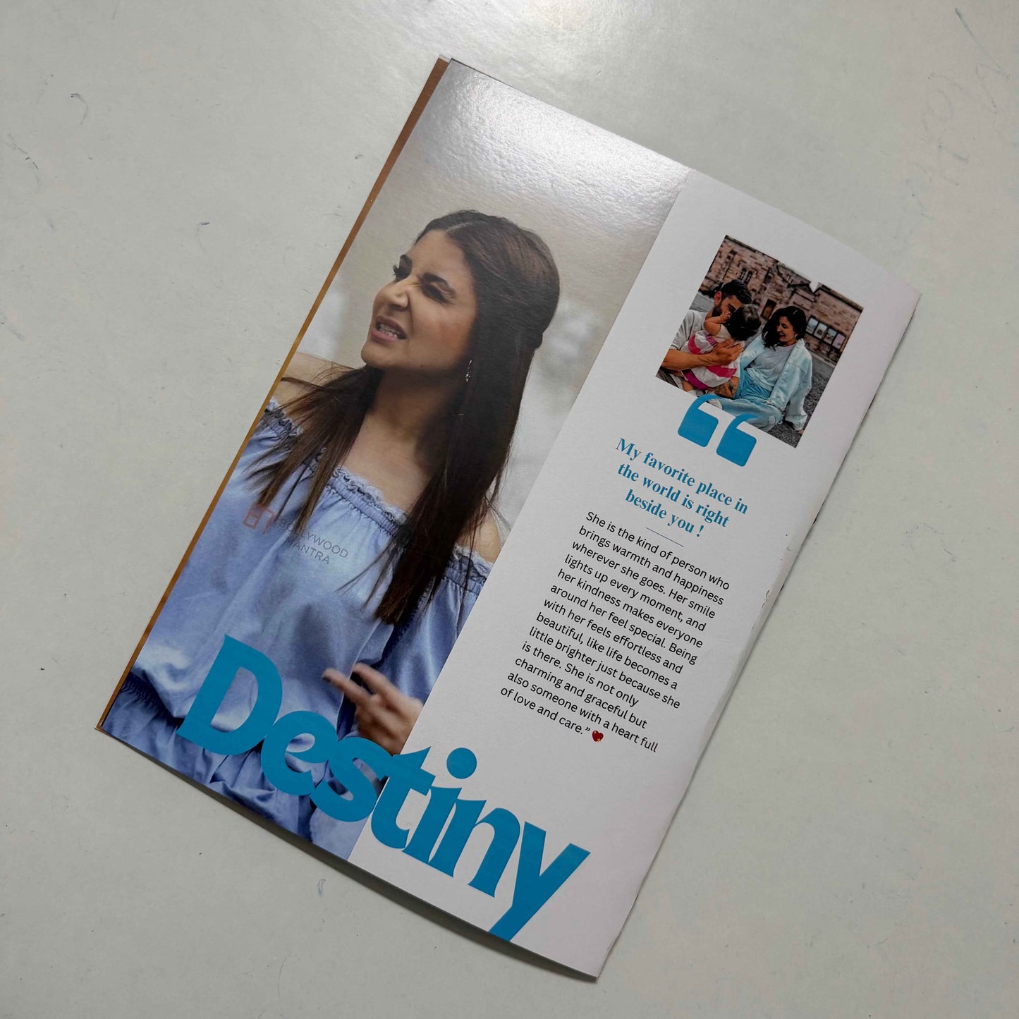 Cute Customized Magazine for HER (A4- 8 Pages)