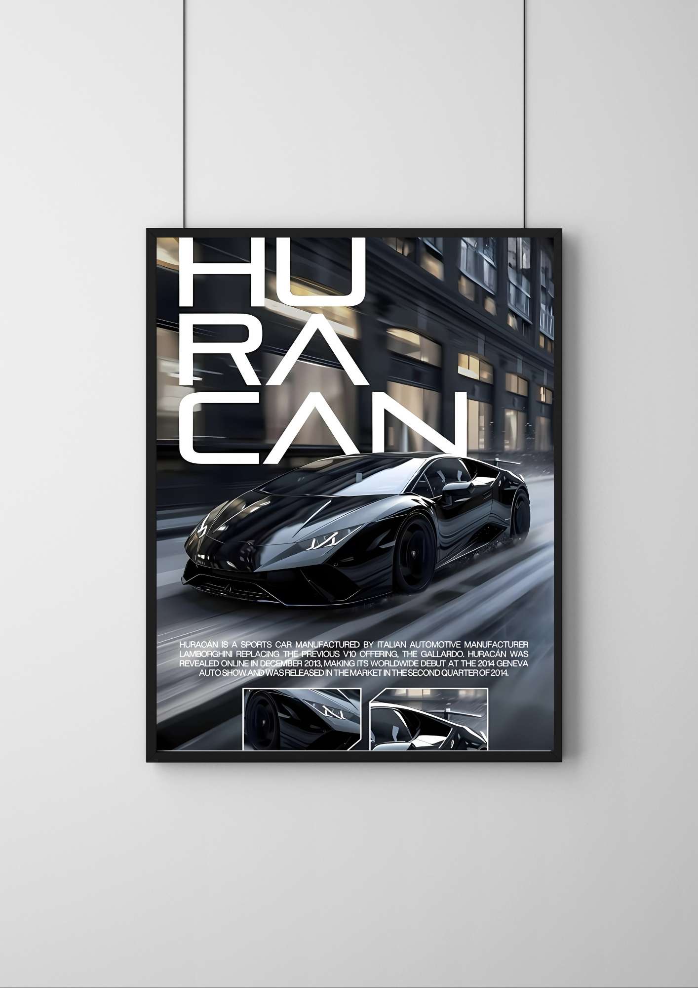 Lamborghini HURACAN  |#1| - Premium Car Poster