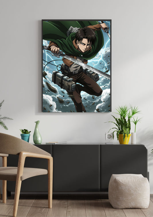 Attack on Titan (AOT) - Captain Levi Poster