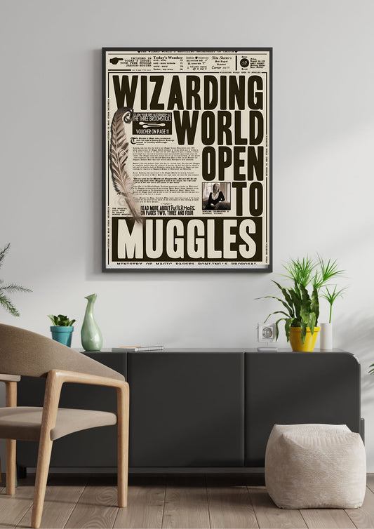 Harry Potter Daily Prophet Newspaper Poster | #2 | (Copy)