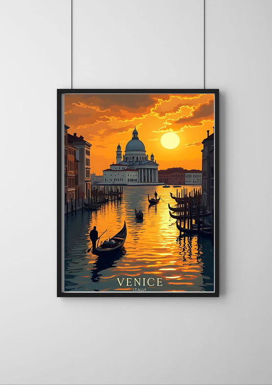 VENICE Poster |World Travel poster for Vison board
