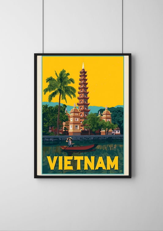 VIETNAM Poster |World Travel poster for Vison board
