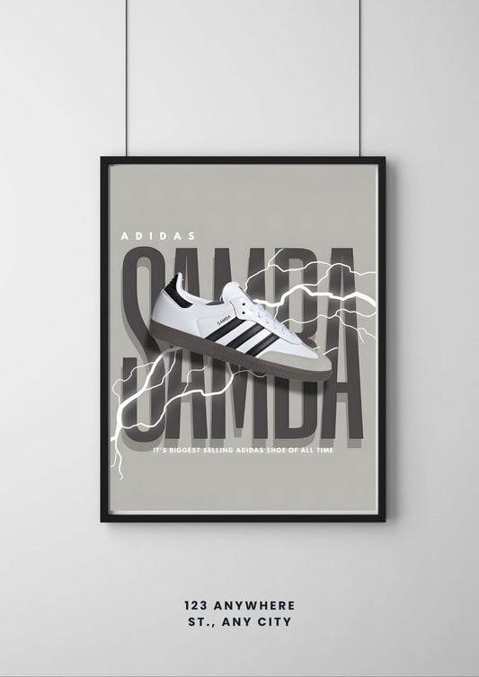 ADIDAS Samba |#1 | - Premium Shoe Poster