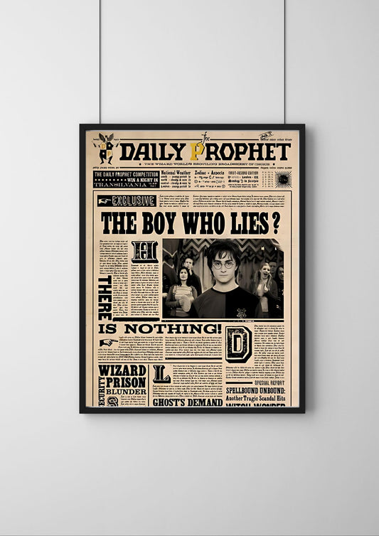 Harry Potter Daily Prophet Newspaper Poster | #1|