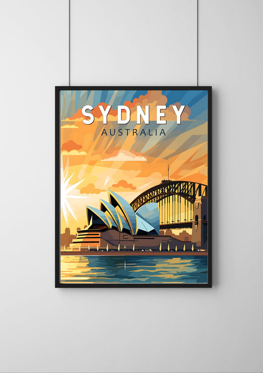 SYDNEY Australia Poster |World Travel poster for Vison board