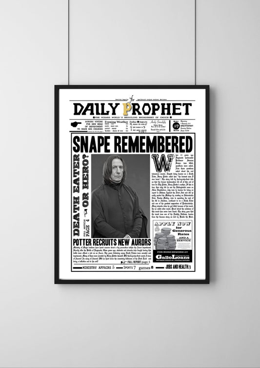 Harry Potter Daily Prophet Newspaper Poster | #3 |