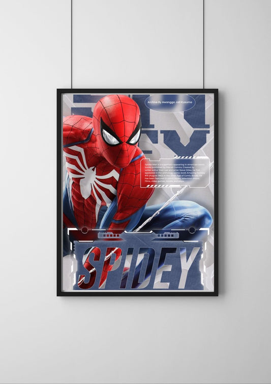 Spiderman Poster| #5 | MCU Superhero poster