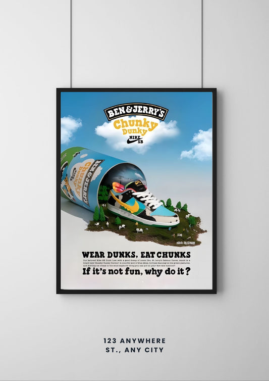 nike shoe poster