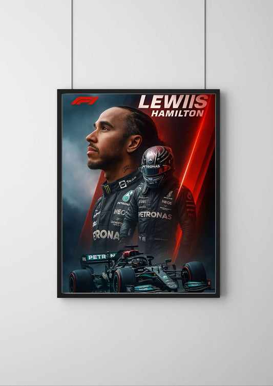 Lewiis Hamilton | #1 | - Premium Car Poster