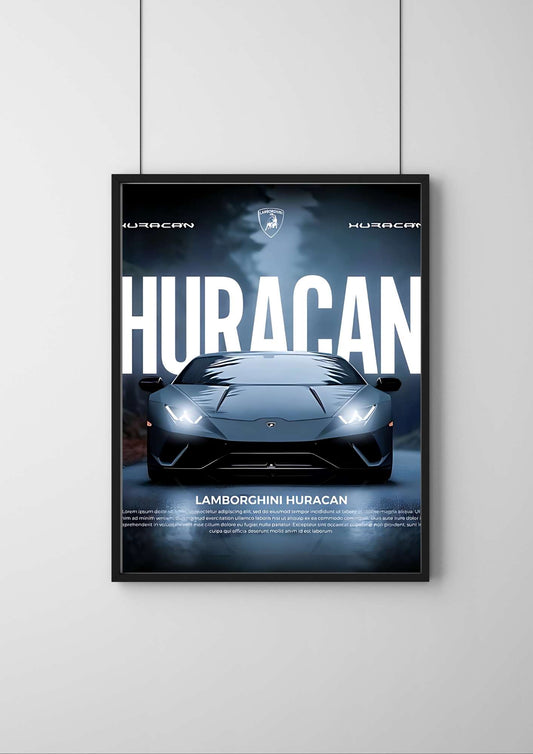 Lamborghini Huracan | #1 | - Premium Car Poster