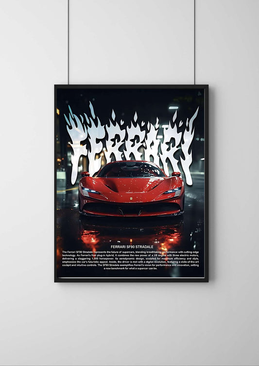 Ferrari  |#1 | - Premium Car Poster