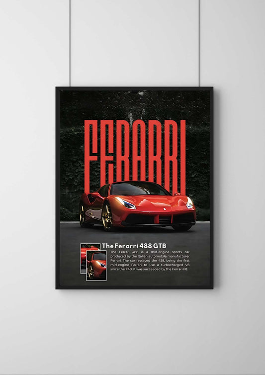 FERRARI |#4 | - Premium Car Poster