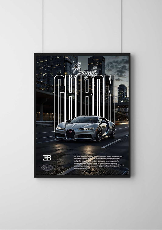 BUGATTI Chiron  |#1 | - Premium Car Poster