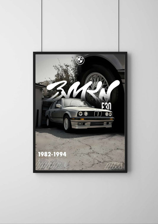 BMW E30 |#2 | - Premium Car Poster