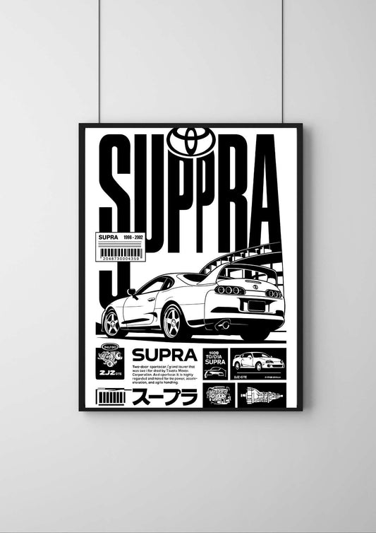 TOYOTA Supra |#1| - Premium Car Poster