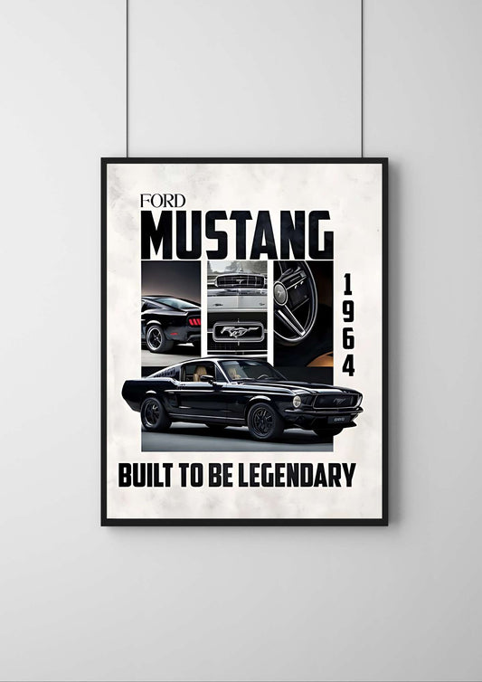 FORD Mustang  |#2 | - Premium Car Poster