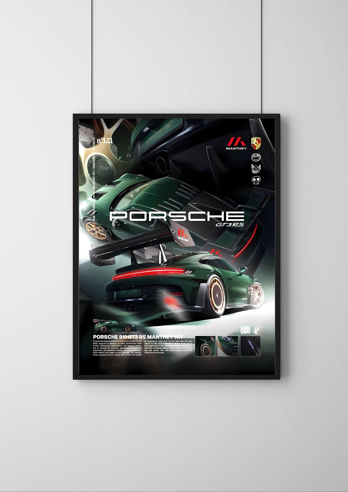 PORSCHE 911 GT3  |#1 | - Premium Car Poster