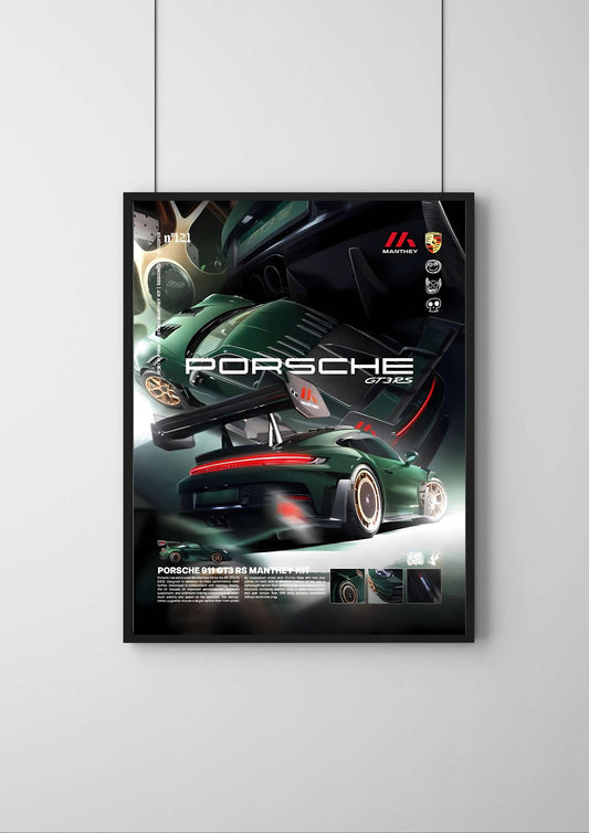 PORSCHE 911 GT3  |#1 | - Premium Car Poster