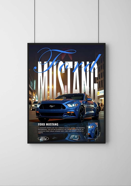 FORD Mustang  |#1 | - Premium Car Poster