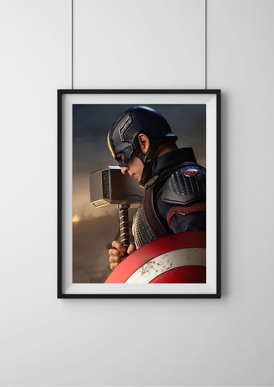Captain America    |#2| - Premium  Poster