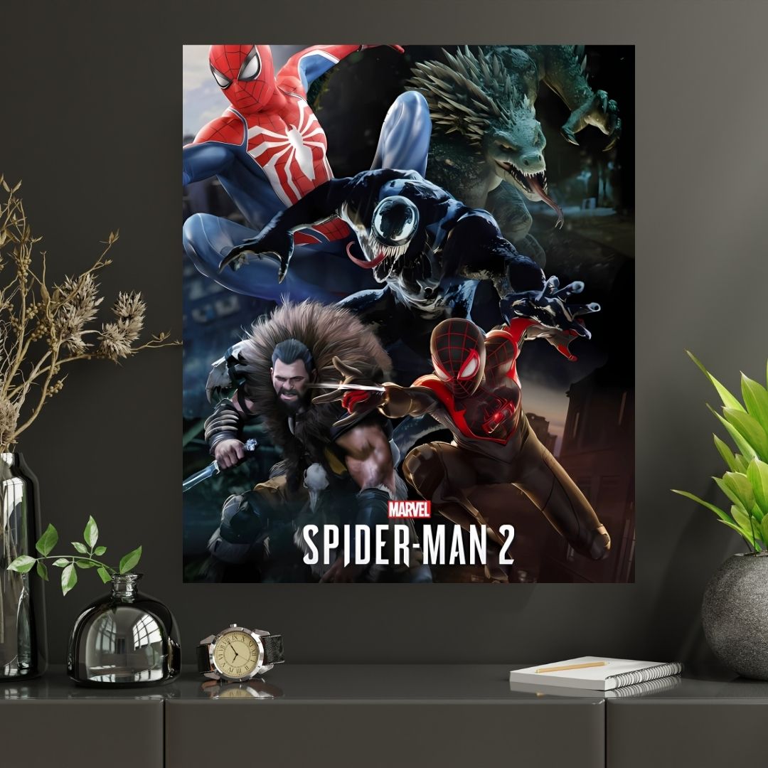 Spiderman 2  |#3|Premium Gaming Poster