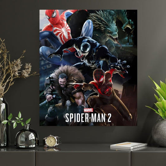 Spiderman 2  |#3|Premium Gaming Poster