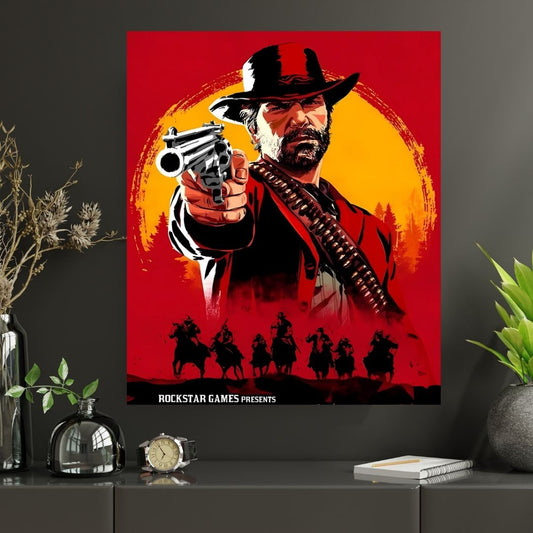 RED DEAD REDEMPTION  |#3|Premium Gaming Poster
