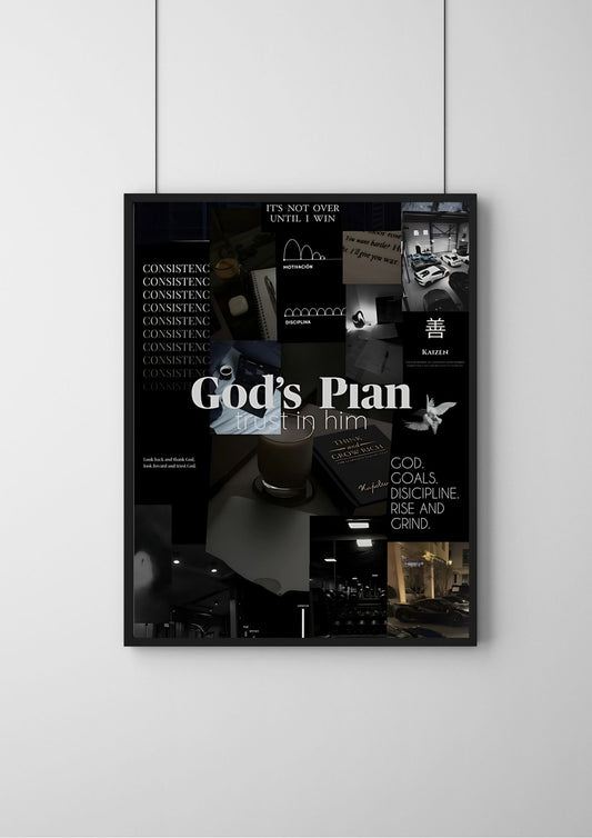 God’s Plan |#1| - Premium  Poster