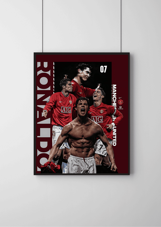 Ronaldo Manchester United  |#1|Premium Poster