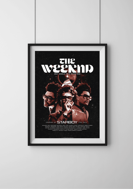 The Weeknd |#3|Premium Poster