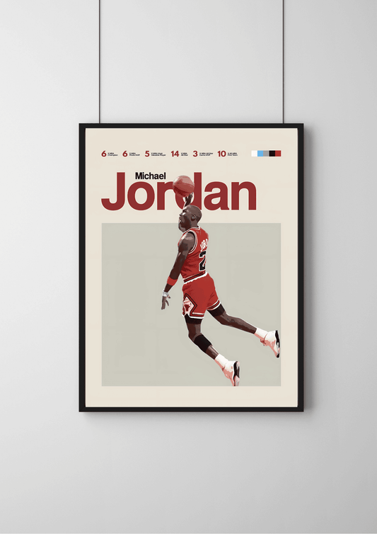 Michael Jordan  |#1 | - Premium  Poster