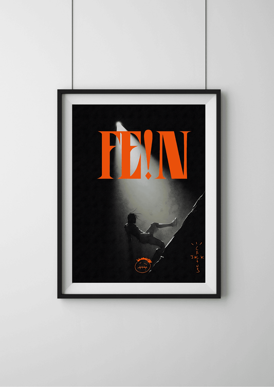 Travis Scott FEIN |#3|Premium Poster