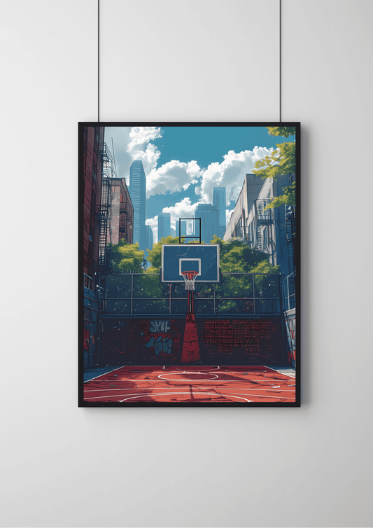 Basketball |#1 | - Premium  Poster