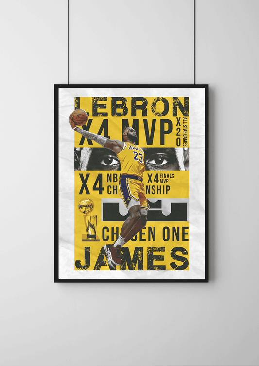 LeBron James  |#1| - Premium  Poster