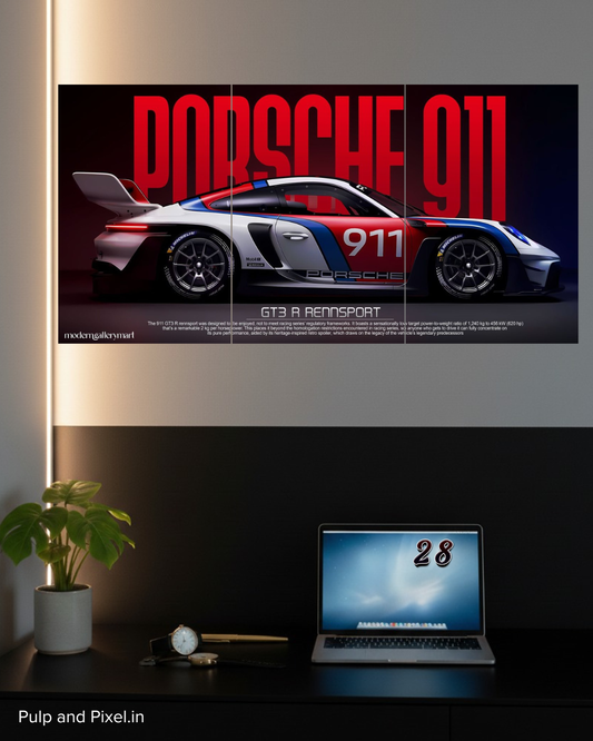 Porsche 911 Split Poster #1