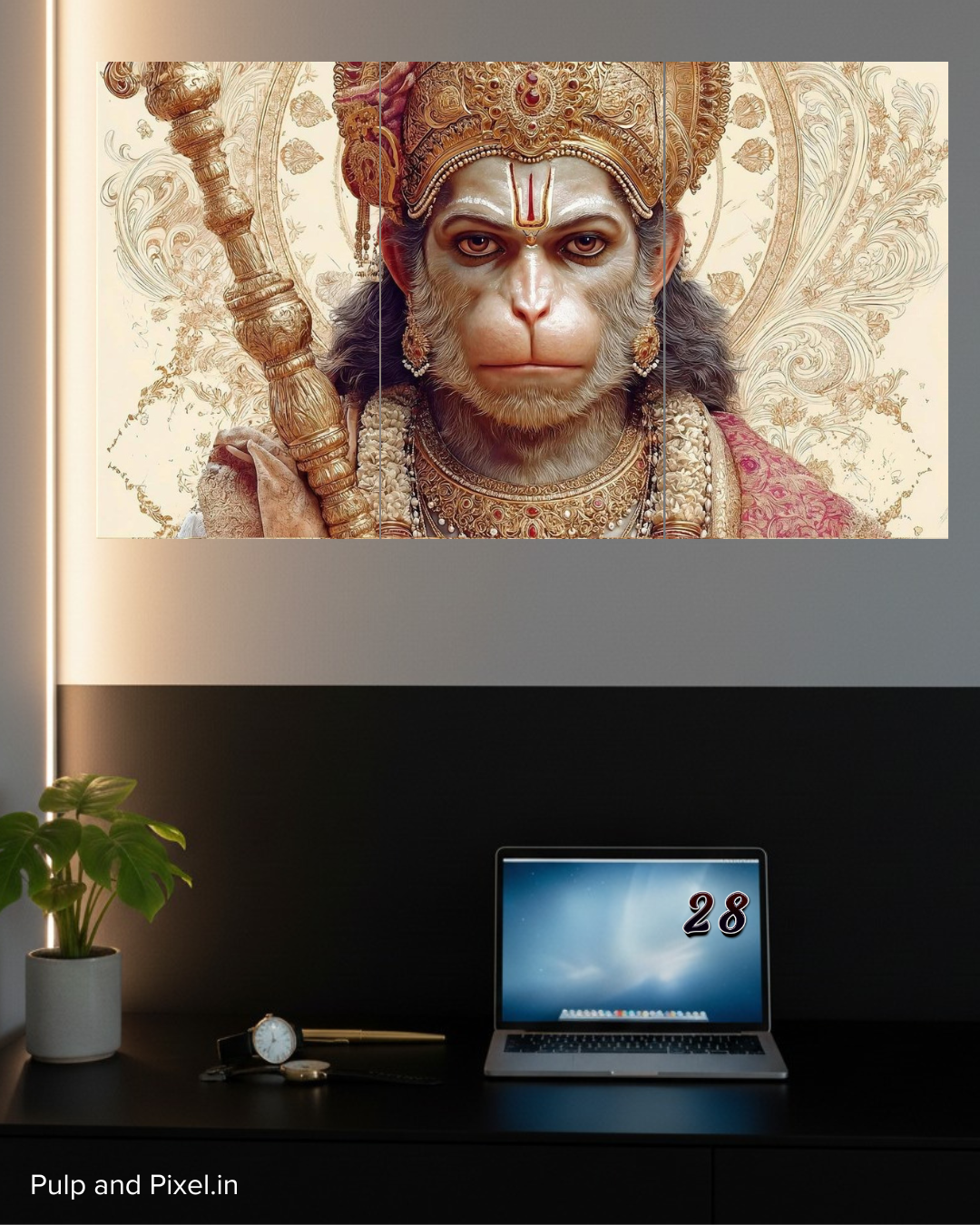 Hanuman Ji Split Poster #1