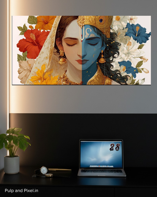 Radha Krishna Split Poster #2