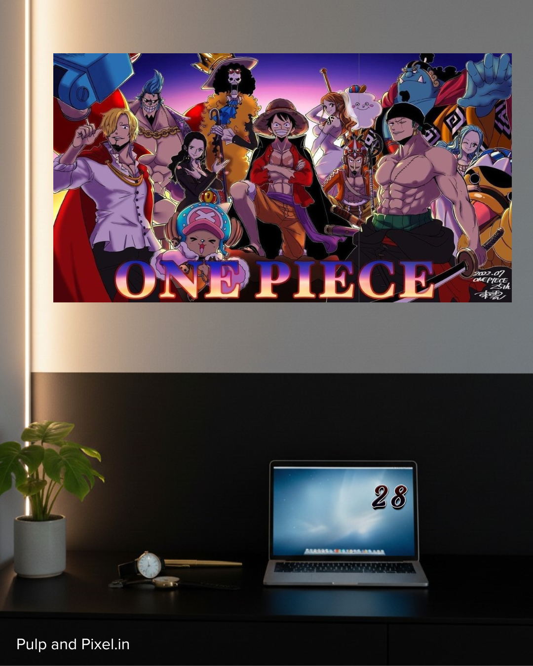One Piece Split Poster #1 - Pulp & Pixel