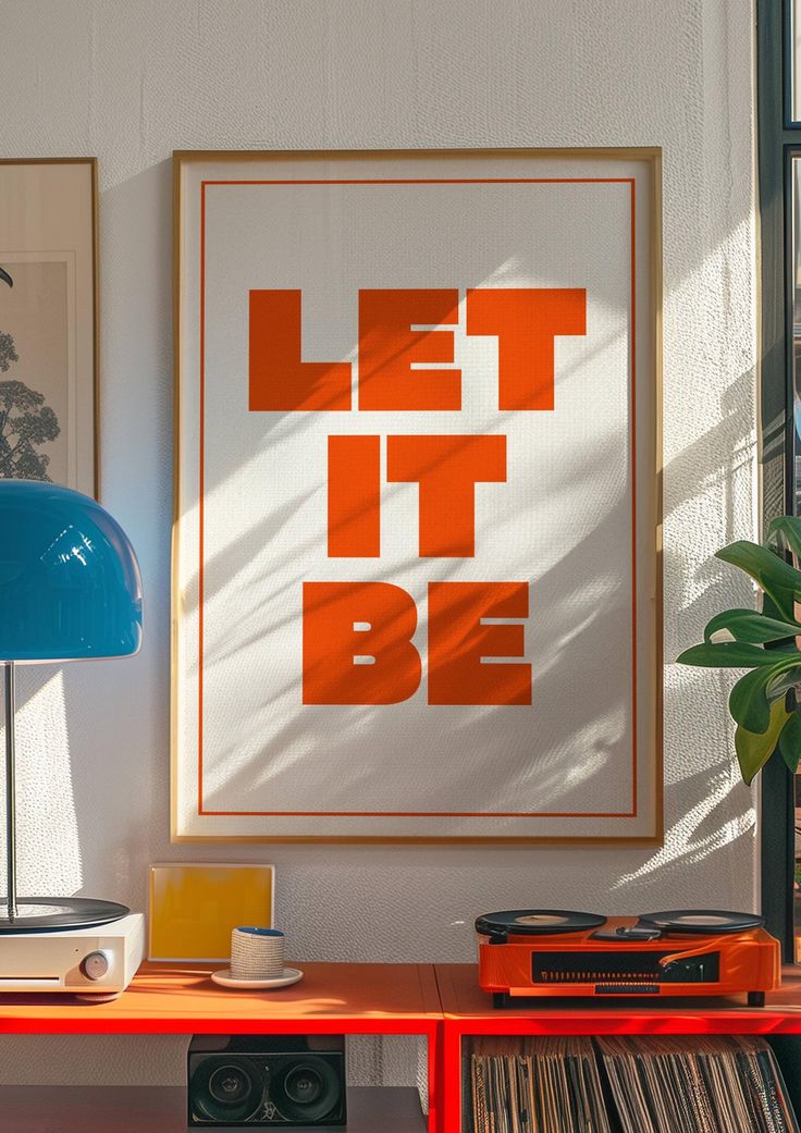 Let it be  !!!!| Premium Aesthetic poster