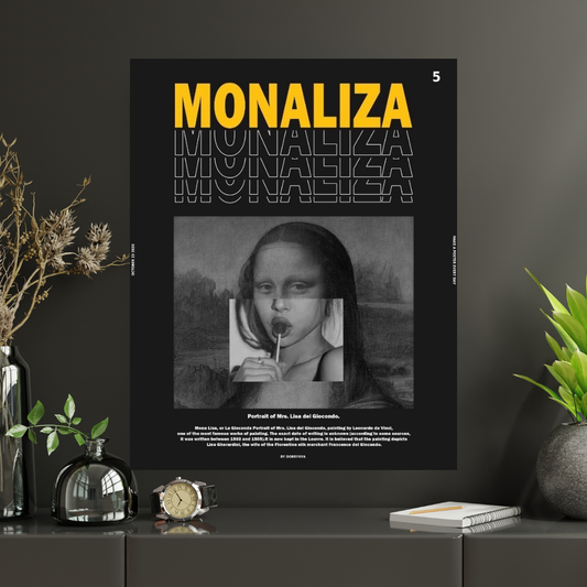 Monaliza !| Premium Aesthetic poster